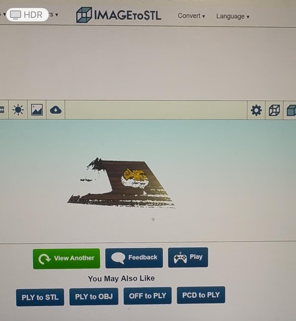 Overview of a point-cloud reconstruction in ImageToSTL